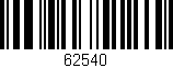 Código de barras (EAN, GTIN, SKU, ISBN): '62540'