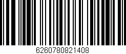 Código de barras (EAN, GTIN, SKU, ISBN): '6260780821408'