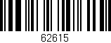 Código de barras (EAN, GTIN, SKU, ISBN): '62615'