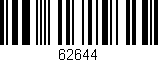 Código de barras (EAN, GTIN, SKU, ISBN): '62644'