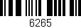 Código de barras (EAN, GTIN, SKU, ISBN): '6265'