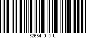 Código de barras (EAN, GTIN, SKU, ISBN): '62654_0_0_U'