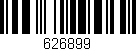 Código de barras (EAN, GTIN, SKU, ISBN): '626899'