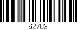 Código de barras (EAN, GTIN, SKU, ISBN): '62703'