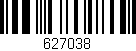 Código de barras (EAN, GTIN, SKU, ISBN): '627038'
