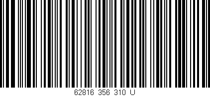 Código de barras (EAN, GTIN, SKU, ISBN): '62816_356_310_U'