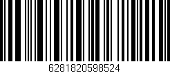 Código de barras (EAN, GTIN, SKU, ISBN): '6281820598524'