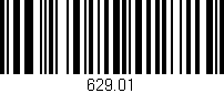 Código de barras (EAN, GTIN, SKU, ISBN): '629.01'