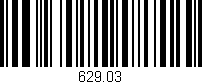 Código de barras (EAN, GTIN, SKU, ISBN): '629.03'