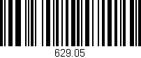 Código de barras (EAN, GTIN, SKU, ISBN): '629.05'