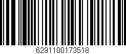 Código de barras (EAN, GTIN, SKU, ISBN): '6291100173518'