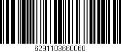 Código de barras (EAN, GTIN, SKU, ISBN): '6291103660060'