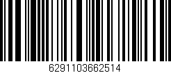 Código de barras (EAN, GTIN, SKU, ISBN): '6291103662514'