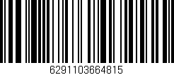 Código de barras (EAN, GTIN, SKU, ISBN): '6291103664815'