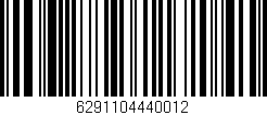 Código de barras (EAN, GTIN, SKU, ISBN): '6291104440012'