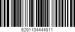 Código de barras (EAN, GTIN, SKU, ISBN): '6291104444911'