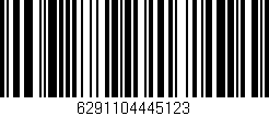 Código de barras (EAN, GTIN, SKU, ISBN): '6291104445123'