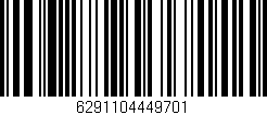 Código de barras (EAN, GTIN, SKU, ISBN): '6291104449701'