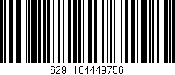 Código de barras (EAN, GTIN, SKU, ISBN): '6291104449756'