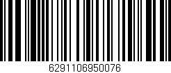 Código de barras (EAN, GTIN, SKU, ISBN): '6291106950076'