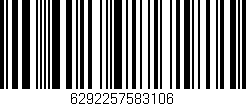 Código de barras (EAN, GTIN, SKU, ISBN): '6292257583106'
