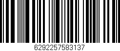 Código de barras (EAN, GTIN, SKU, ISBN): '6292257583137'