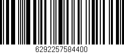 Código de barras (EAN, GTIN, SKU, ISBN): '6292257584400'