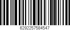Código de barras (EAN, GTIN, SKU, ISBN): '6292257584547'