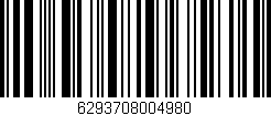 Código de barras (EAN, GTIN, SKU, ISBN): '6293708004980'