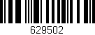 Código de barras (EAN, GTIN, SKU, ISBN): '629502'