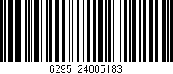 Código de barras (EAN, GTIN, SKU, ISBN): '6295124005183'