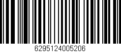 Código de barras (EAN, GTIN, SKU, ISBN): '6295124005206'