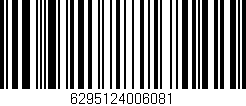 Código de barras (EAN, GTIN, SKU, ISBN): '6295124006081'