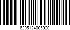 Código de barras (EAN, GTIN, SKU, ISBN): '6295124006920'