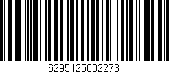 Código de barras (EAN, GTIN, SKU, ISBN): '6295125002273'
