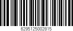 Código de barras (EAN, GTIN, SKU, ISBN): '6295125002815'