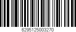 Código de barras (EAN, GTIN, SKU, ISBN): '6295125003270'