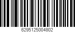 Código de barras (EAN, GTIN, SKU, ISBN): '6295125004802'