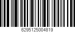 Código de barras (EAN, GTIN, SKU, ISBN): '6295125004819'