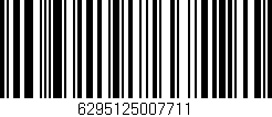 Código de barras (EAN, GTIN, SKU, ISBN): '6295125007711'