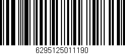 Código de barras (EAN, GTIN, SKU, ISBN): '6295125011190'