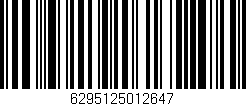 Código de barras (EAN, GTIN, SKU, ISBN): '6295125012647'