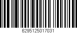 Código de barras (EAN, GTIN, SKU, ISBN): '6295125017031'