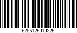Código de barras (EAN, GTIN, SKU, ISBN): '6295125019325'