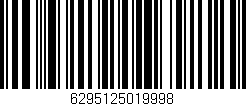 Código de barras (EAN, GTIN, SKU, ISBN): '6295125019998'