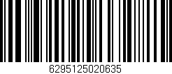 Código de barras (EAN, GTIN, SKU, ISBN): '6295125020635'