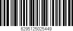 Código de barras (EAN, GTIN, SKU, ISBN): '6295125025449'