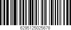 Código de barras (EAN, GTIN, SKU, ISBN): '6295125025678'