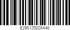 Código de barras (EAN, GTIN, SKU, ISBN): '6295125026446'