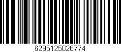 Código de barras (EAN, GTIN, SKU, ISBN): '6295125026774'